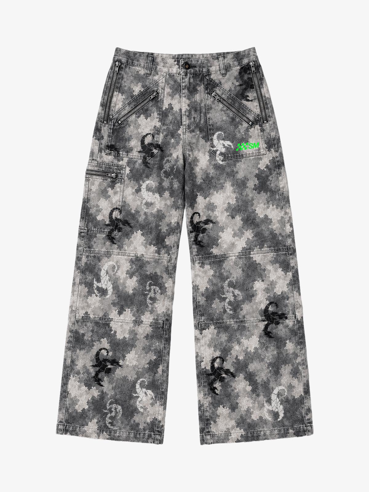 Scorpion Camo Multi-Pocket Cargo Jeans