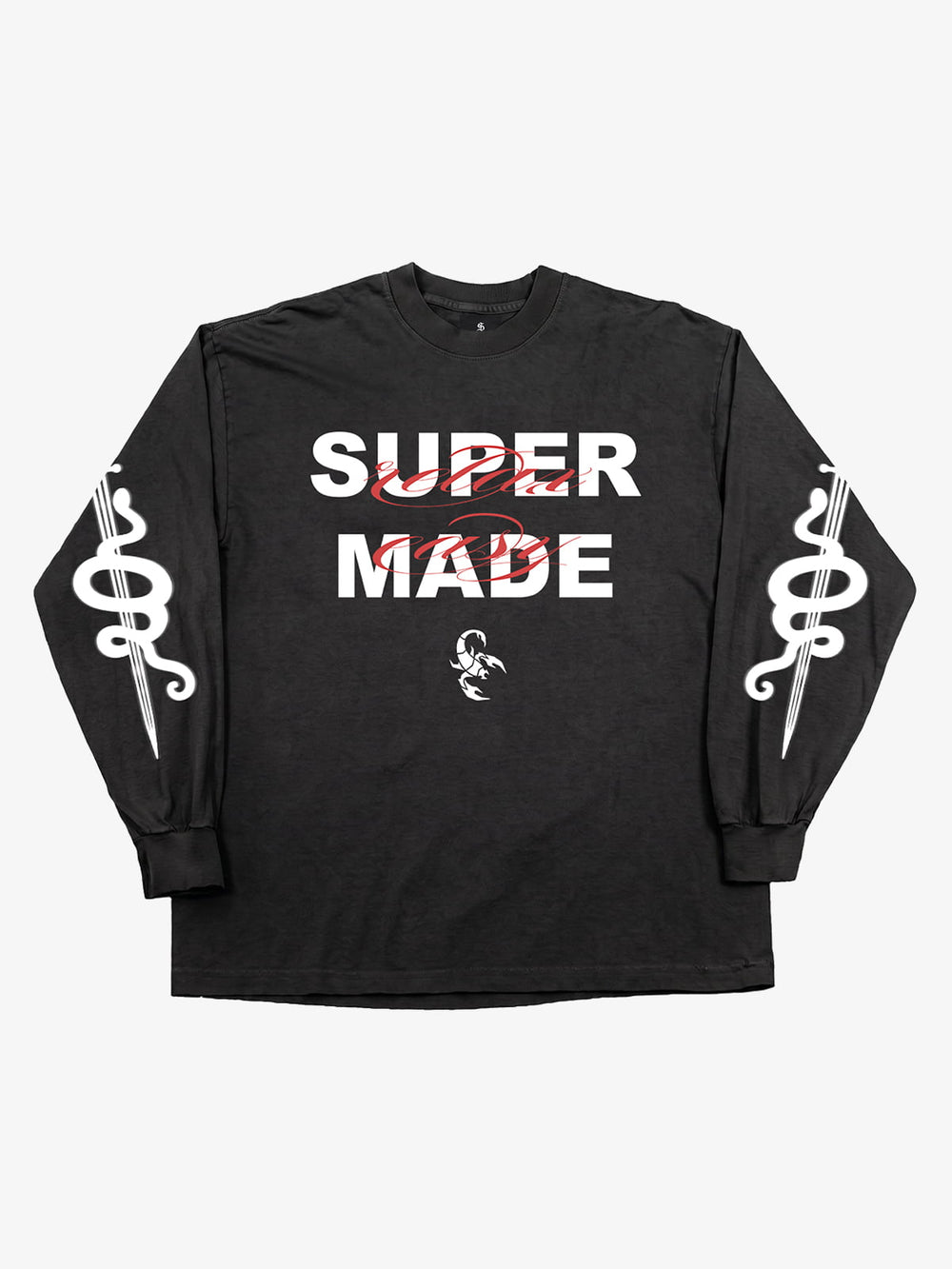 Sword Snake Graphic Long Sleeve Tee