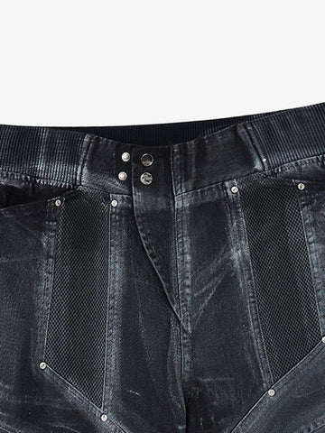 Double Waist Faux Layer Shorts