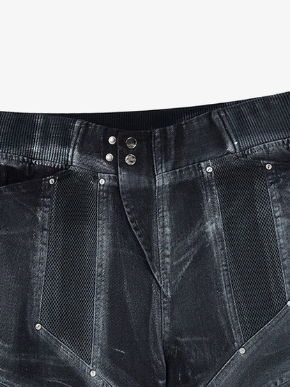 Double Waist Faux Layer Shorts