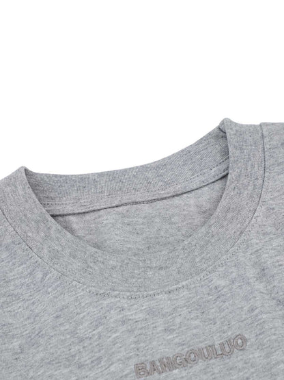 Retro Quilted Design T-shirt 