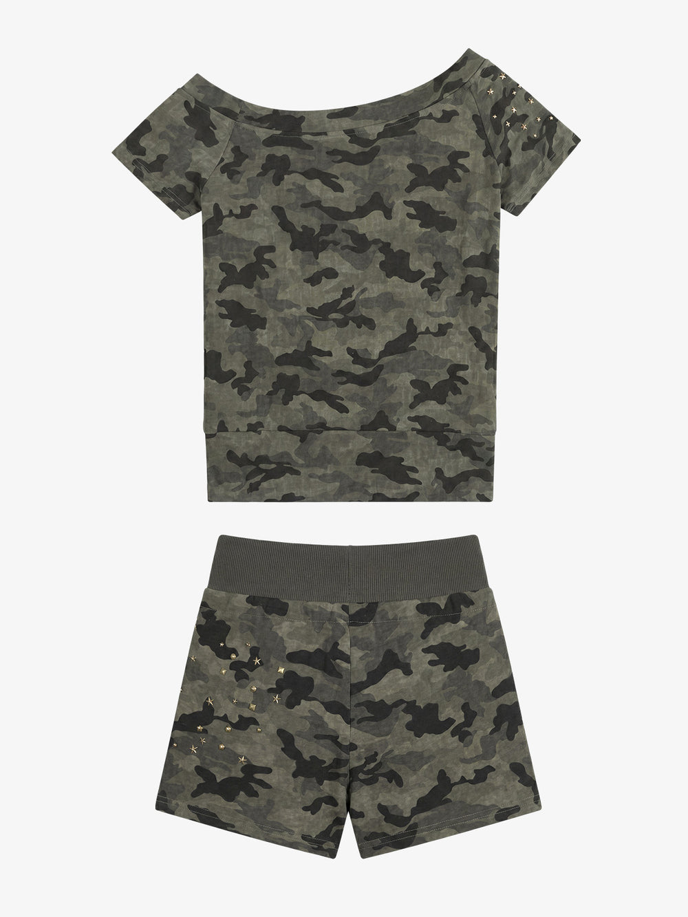 Camo Faux Fur Lounge Set