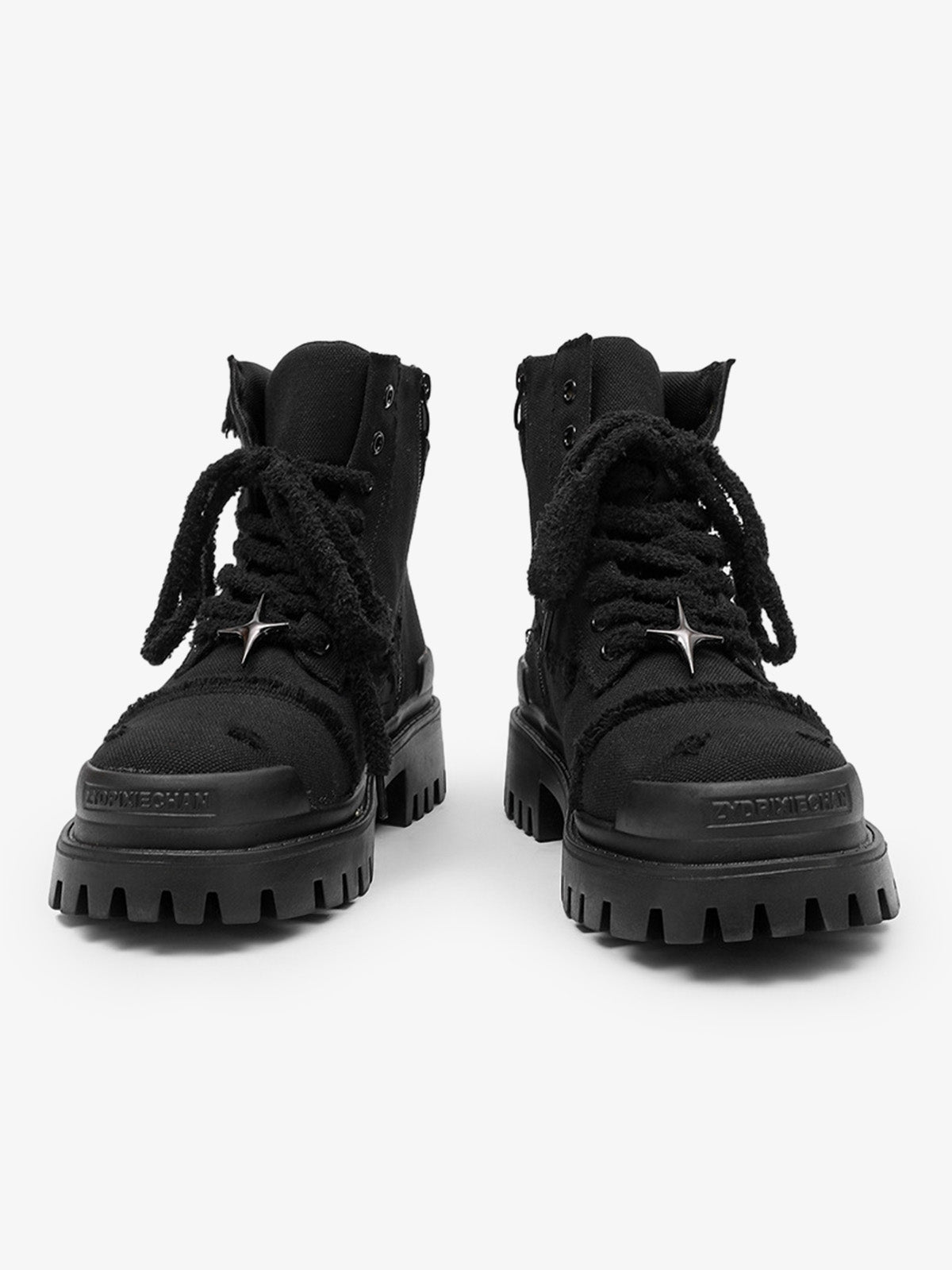 Four-Point Star High-Top Martin Boots