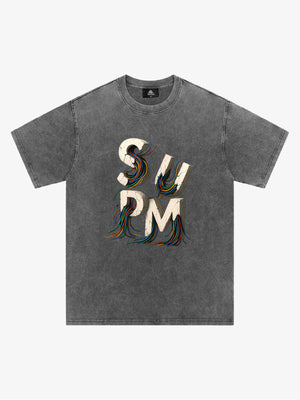 supm cable graphic T-shirt 