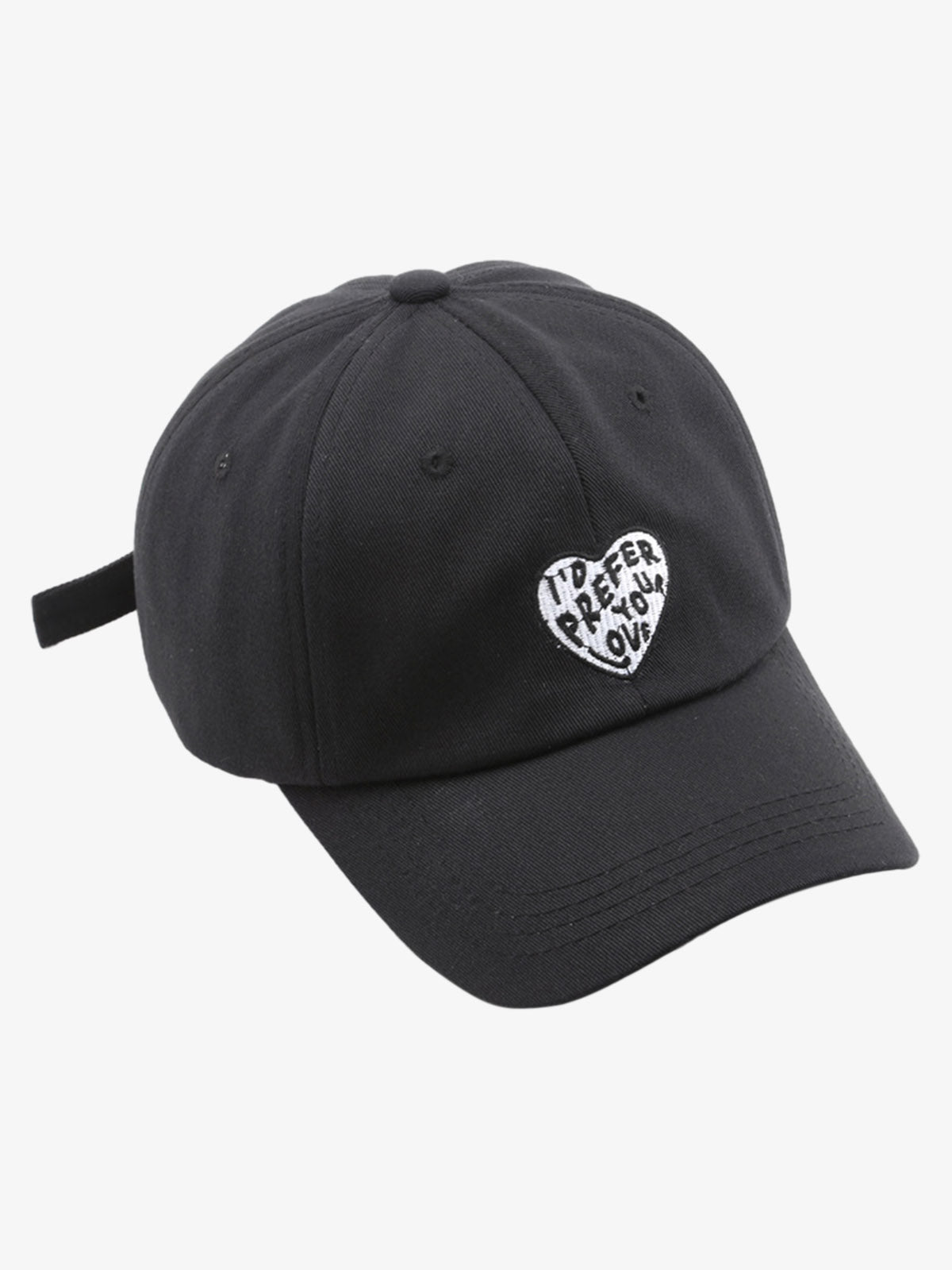 Stylish Heart-Embellished Baseball Caps for Everyday Wear 