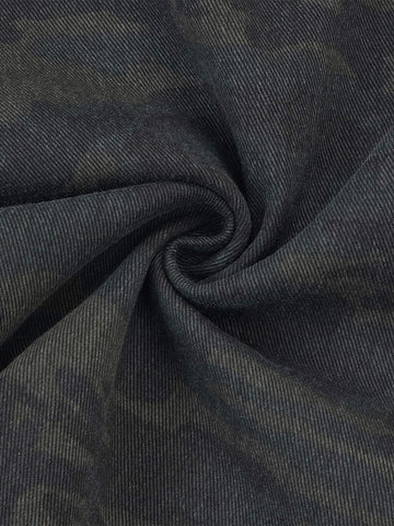 Retro Camo Multi-Pocket Cargo Barrel Pants 