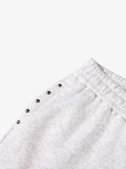 Studded Detail Baggy Sweatpants