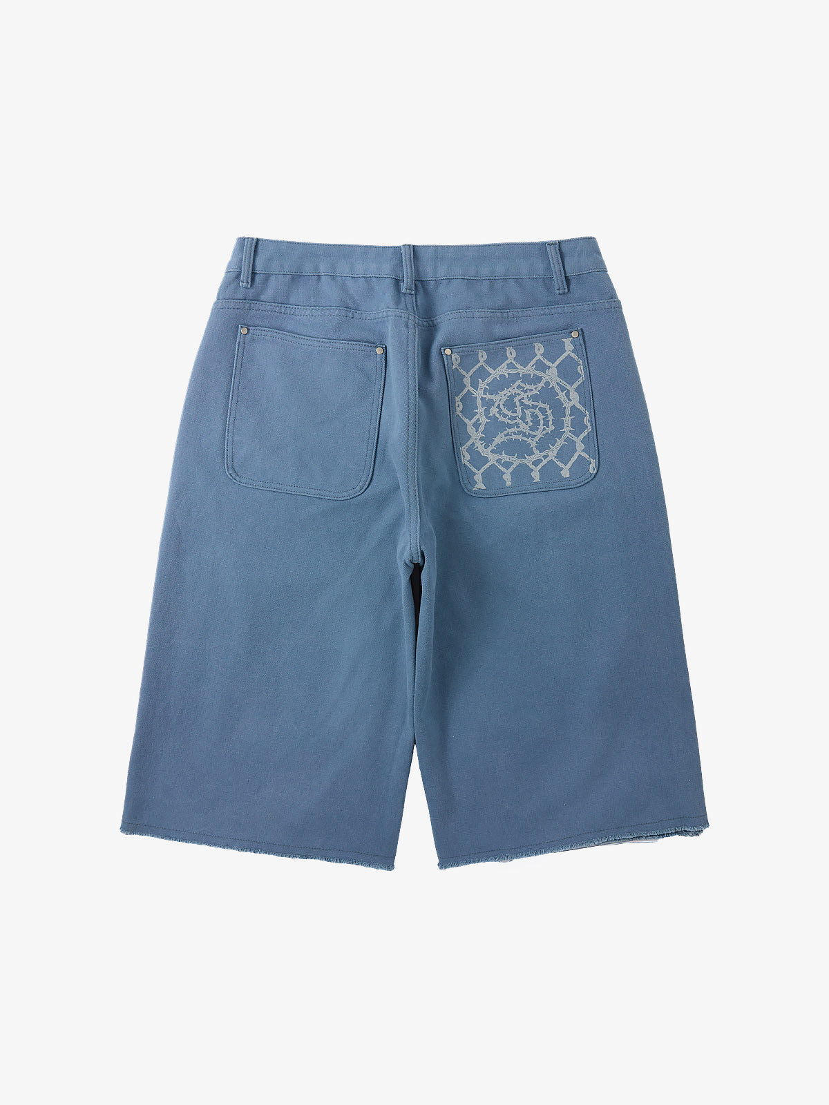 Supermade Multi-Element Appliqué Patchwork Denim Suit 