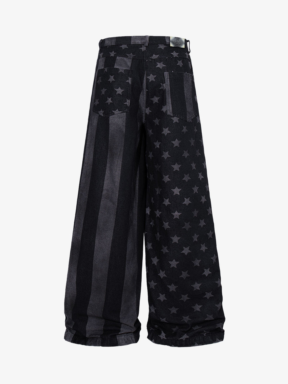 Multi-Button Straight-Leg Jeans