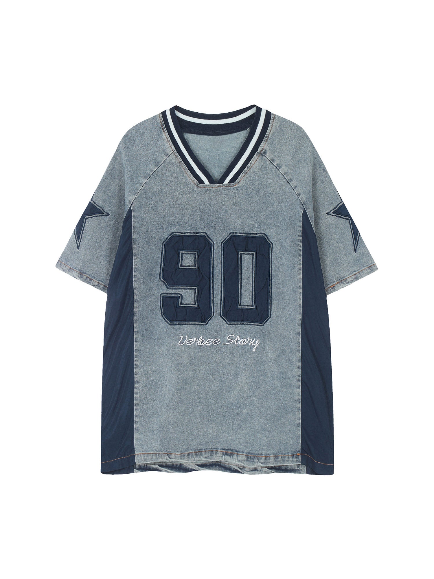 Thesupermade Hight Street Washed Patchwork T-shirt - 2345
