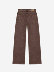 Scorpion Embroidered Pearl-Studded Distressed Straight-Leg Jeans