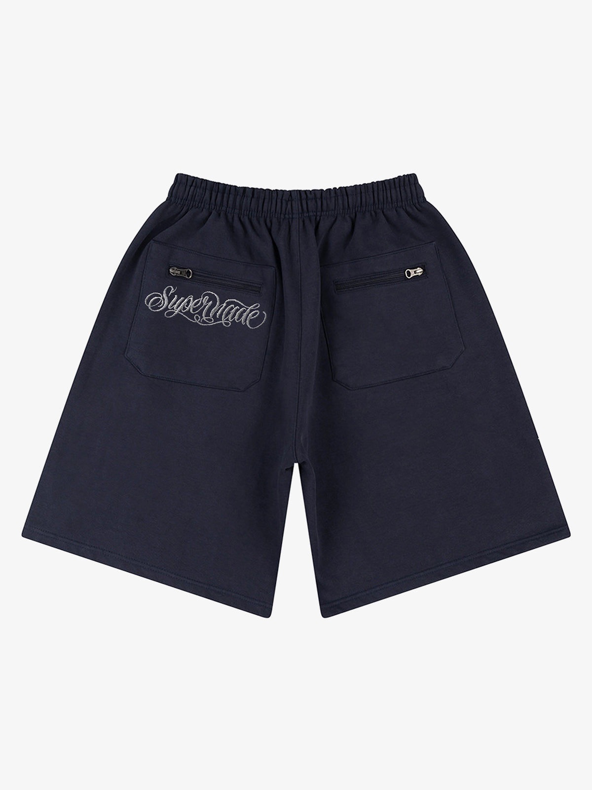 Zip Pocket Embroidered Shorts