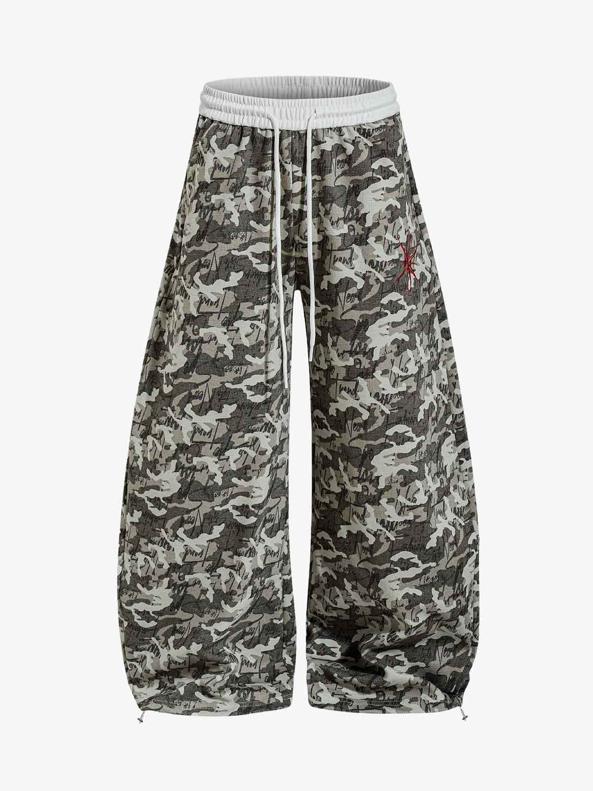 Camo Wide Leg Sweatpants 
