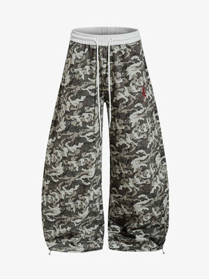 Camo Wide Leg Sweatpants 