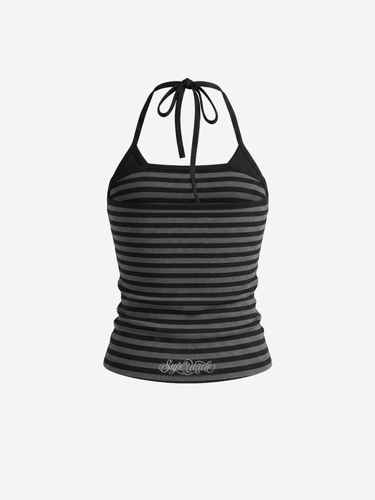 Skull Studded Halter Top