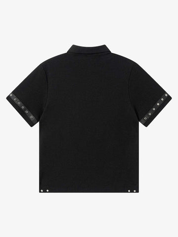 Studded Cross Polo Shirt