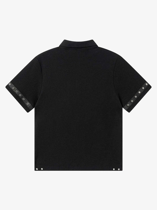 Studded Cross Polo Shirt