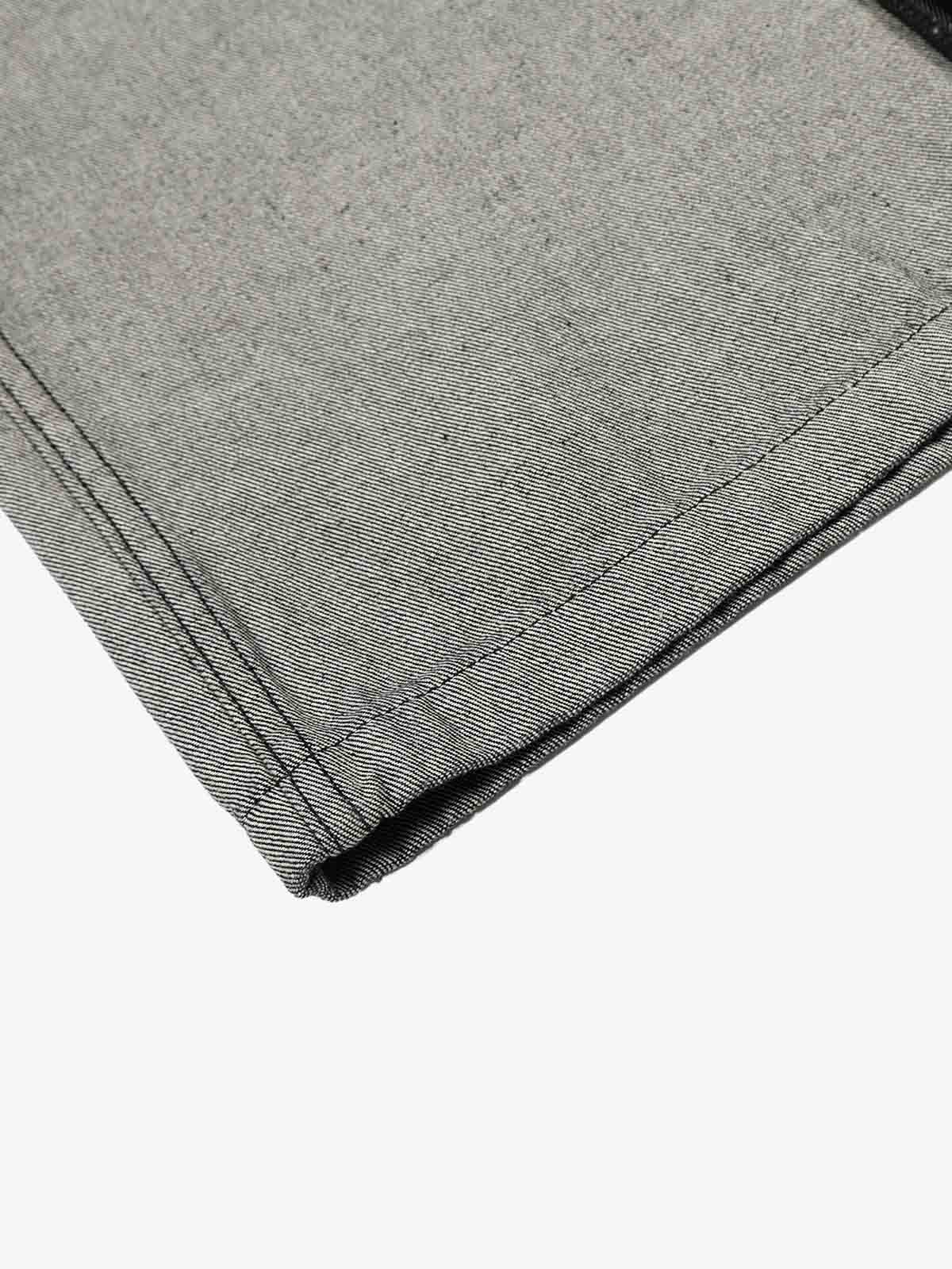 Distressed Reverse Design Large Pocket Printed Jeans 