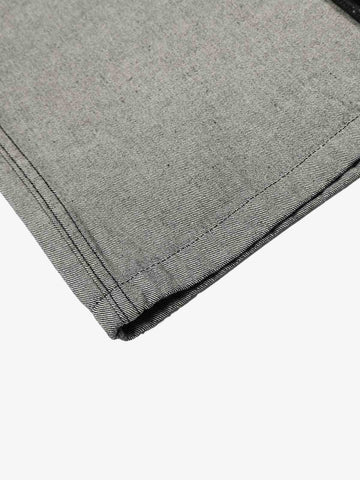 Distressed Reverse Design Large Pocket Printed Jeans - 2568 