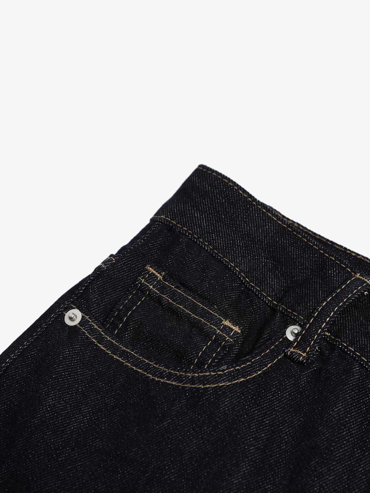 Stylish Cross-Embroidered Wide-Leg Jeans for Women - Perfect for Casual and Fashionable Looks 