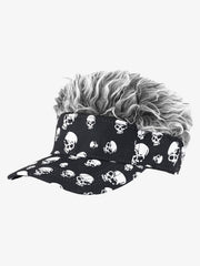 Totenkopf-Perückenkappe