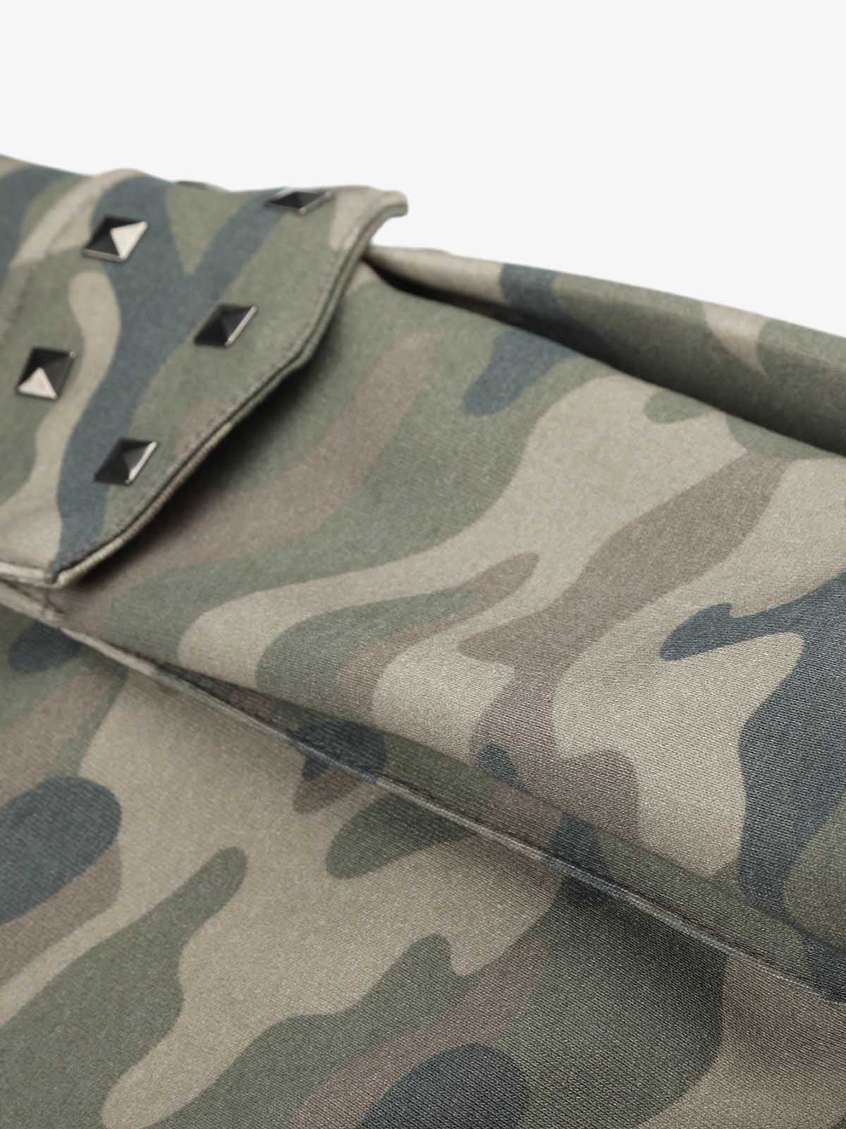 Camo Studded Detail Sweatpants