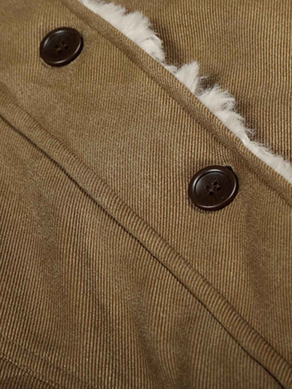 Stylish Faux Fur Collar Jacket for Men and Women - Trendy Design with High-Quality Features 