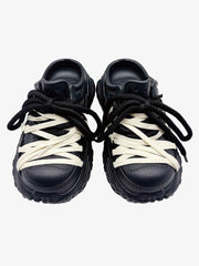 Platform Lace-Up Non-Slip Clogs