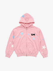 Star Foam Graphic Color Block Sweat Set