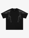 Y2K Cyber Aesthetic Rhinestone Graphic T-Shirt