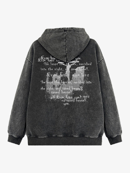 THE SUPERMADE  Vintage-Style Graphic T-Shirt with Inspirational Text and Cross Design 