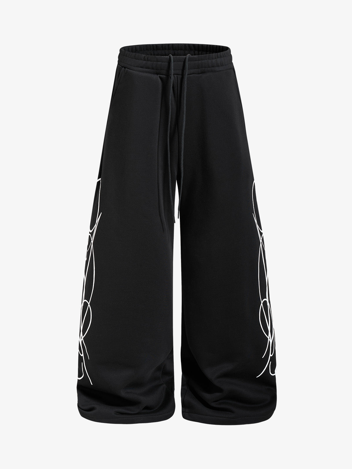 Camo Drawstring Baggy Sweatpants