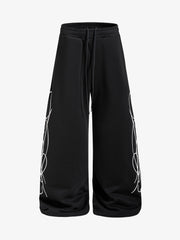 Camo Drawstring Baggy Sweatpants