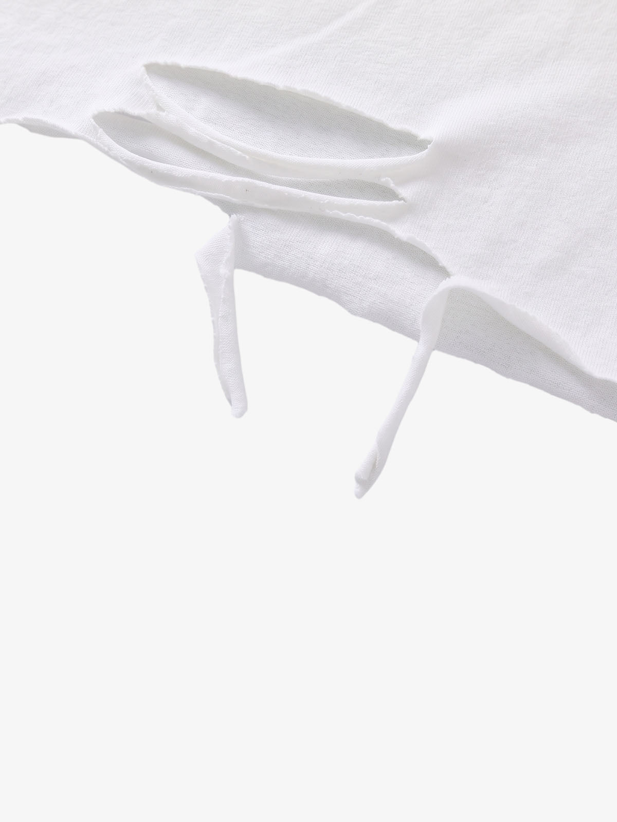 Dark Letter Graphic T-Shirt with Necklace Detail