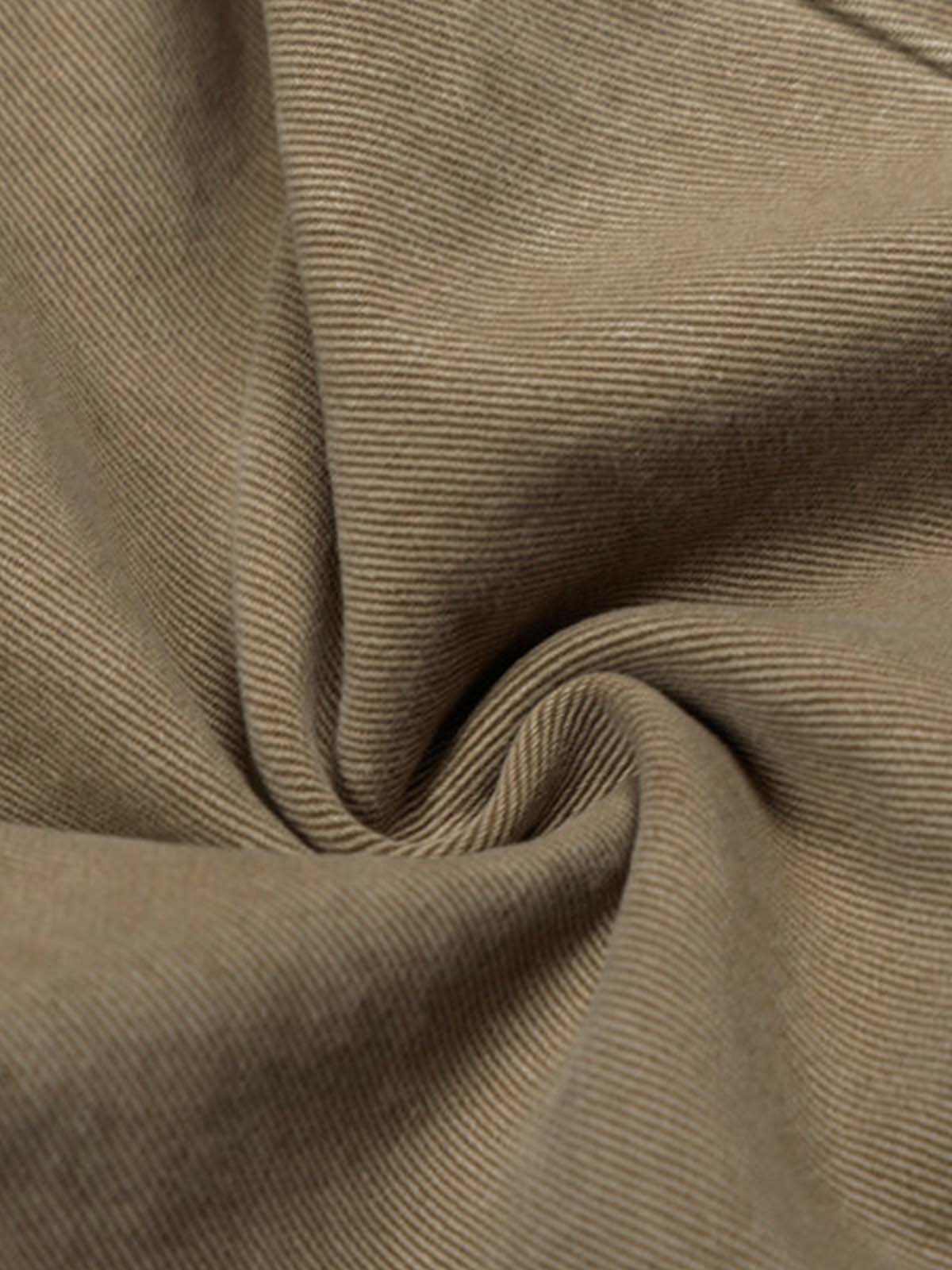 Olive Green Wide-Leg Cargo Pants with High Waist and Multiple Pockets 