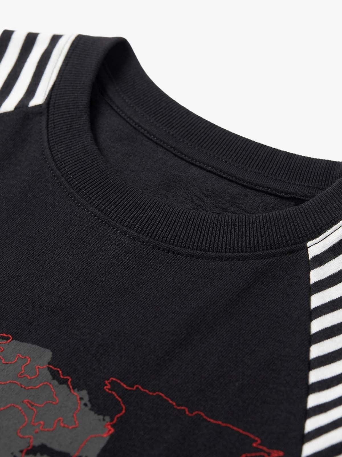 Columbus Graphic Raglan Long Sleeve Tee; Basic Black / S, Basic Black / M, Basic Black / L, Basic Black / XL, Basic Black / 2XL