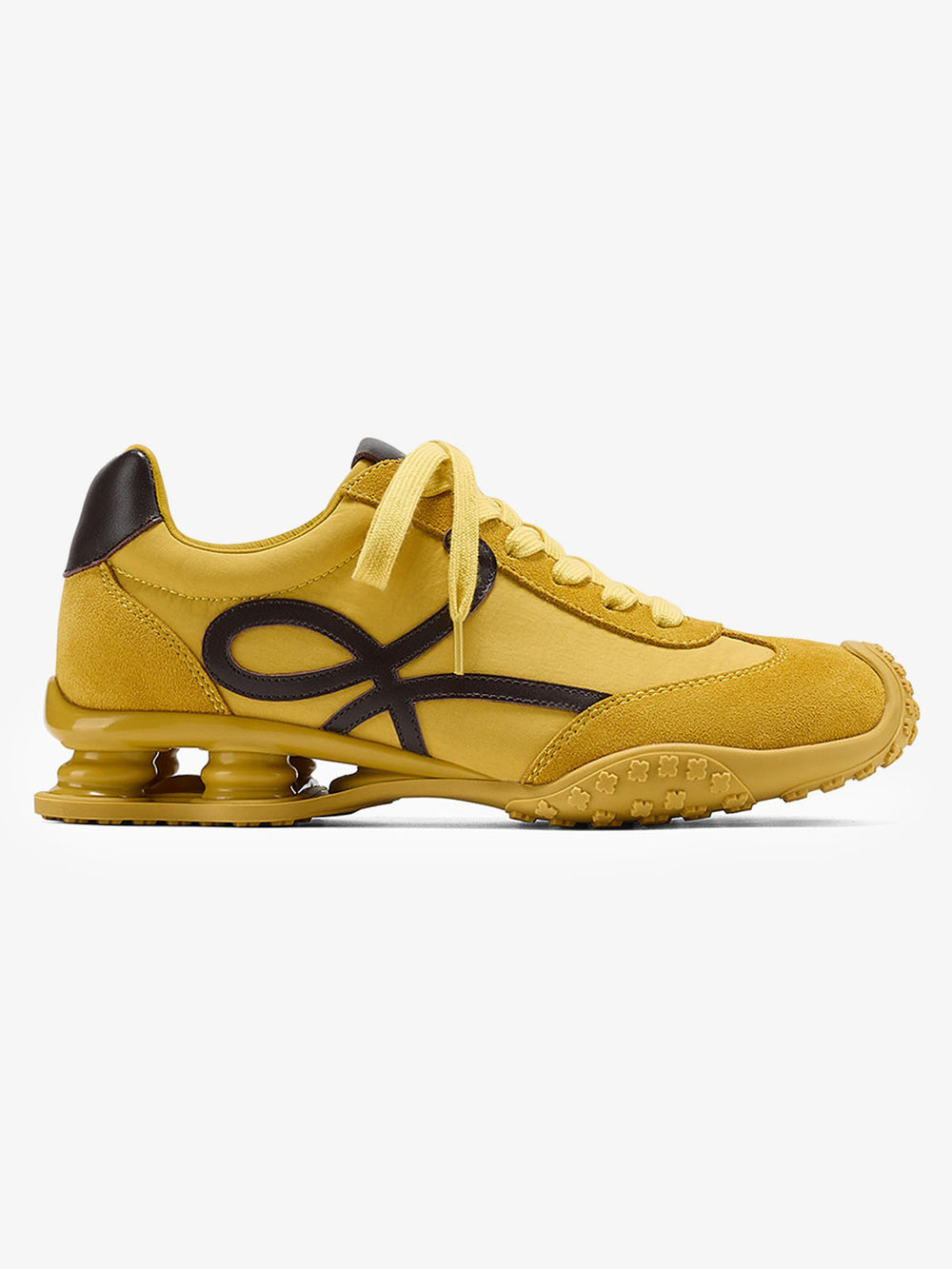 Suede Spring-Loaded Cushioned Sneakers