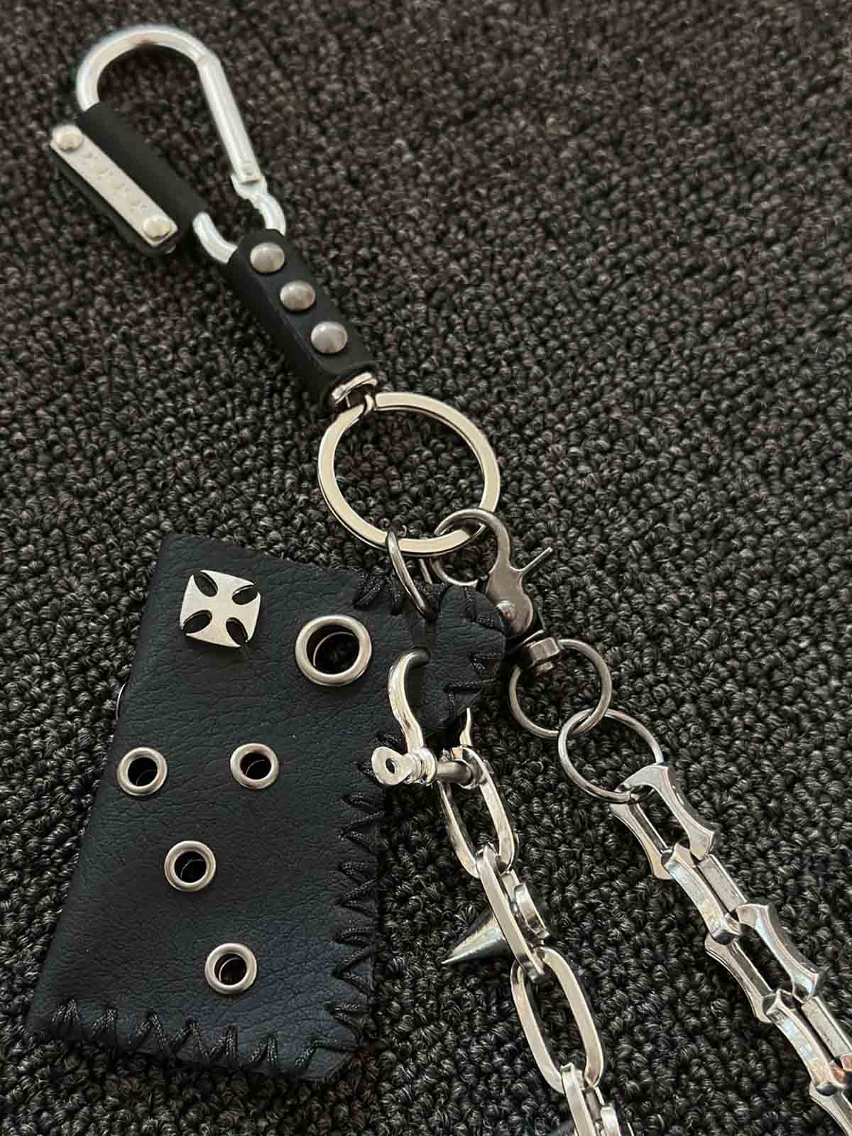 Cross Lighter Case Wallet Chain 
