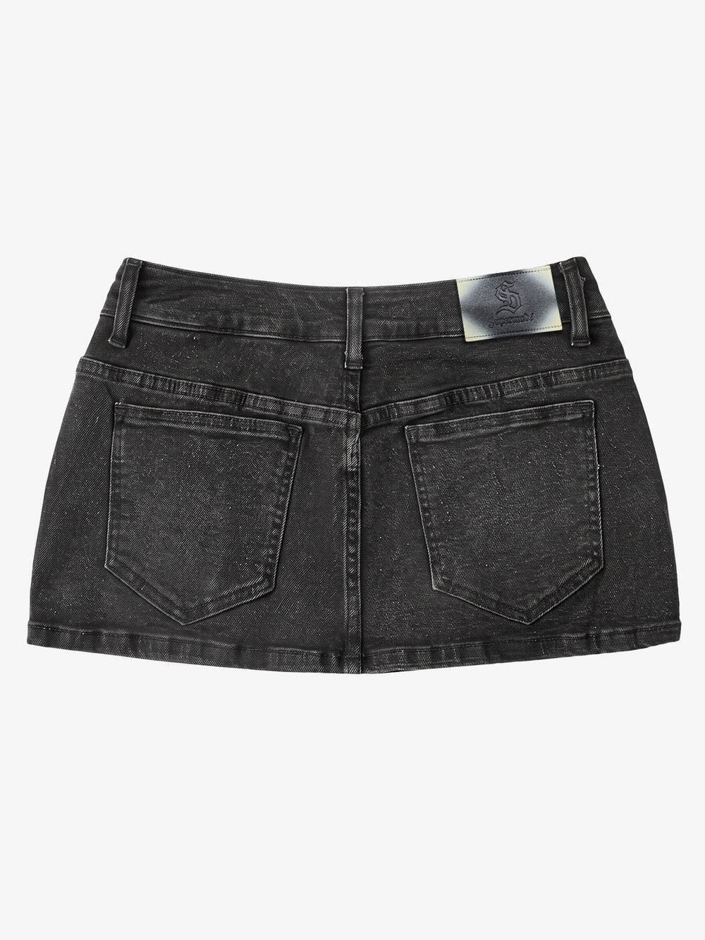 Napoleon Military Button Mini Skirt