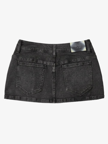 Napoleon Military Button Mini Skirt