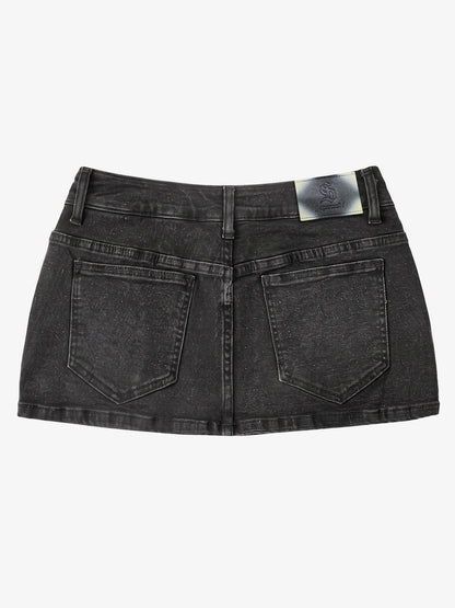 Napoleon Military Button Mini Skirt