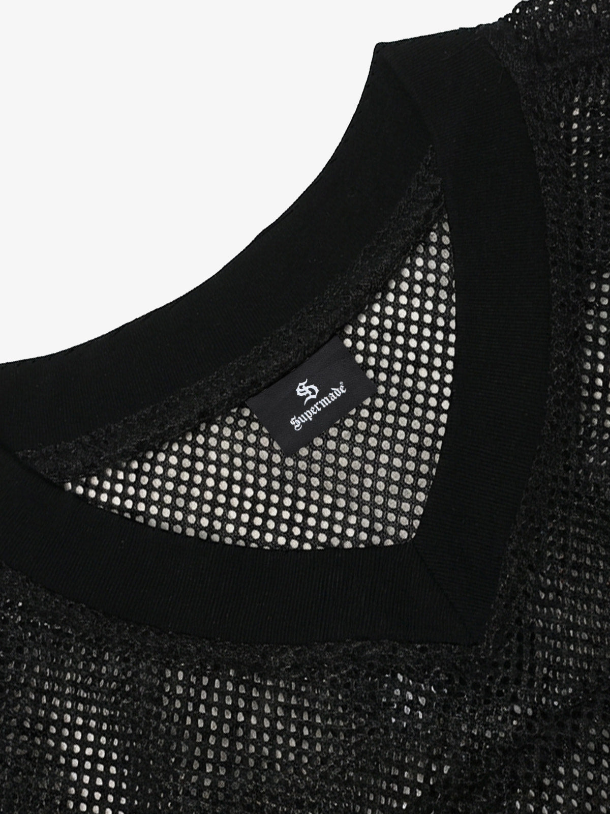 Mesh Rock Super Made V-Neck T-Shirt - Breathable Lightweight Streetwear Tee for Men 