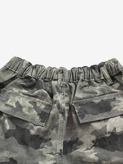 Camo Patchwork Multi-Pocket Cargo Pants