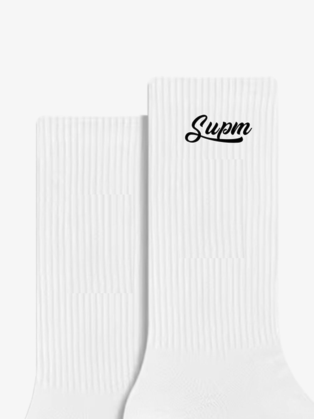 Chaussettes mi-mollet en coton côtelé de qualité supérieure