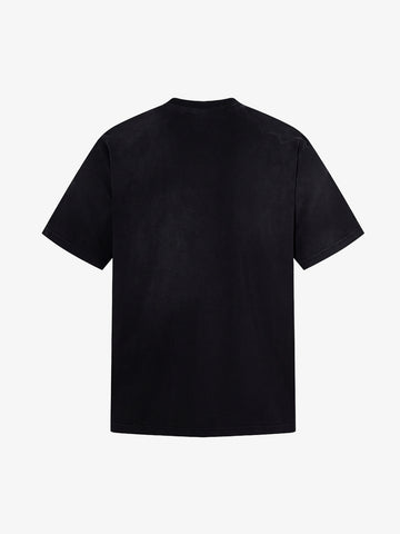T-shirt vintage effetto invecchiato con grafica vintage
