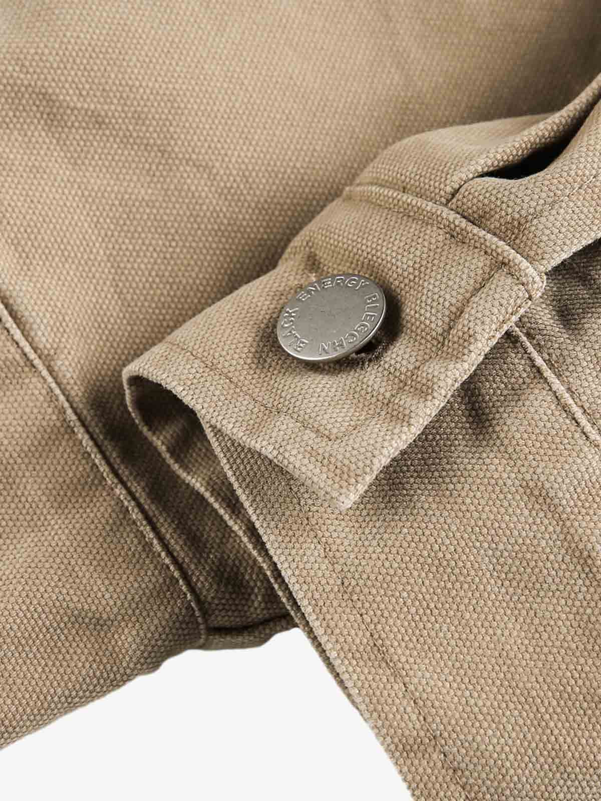 Utility Pocket Detail Snap Button Jacket