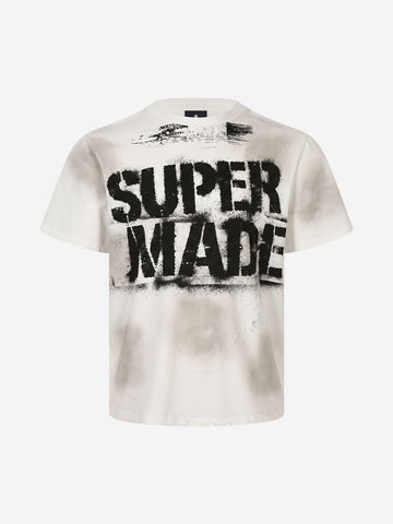 Vintage Washed Logo Print T-Shirt