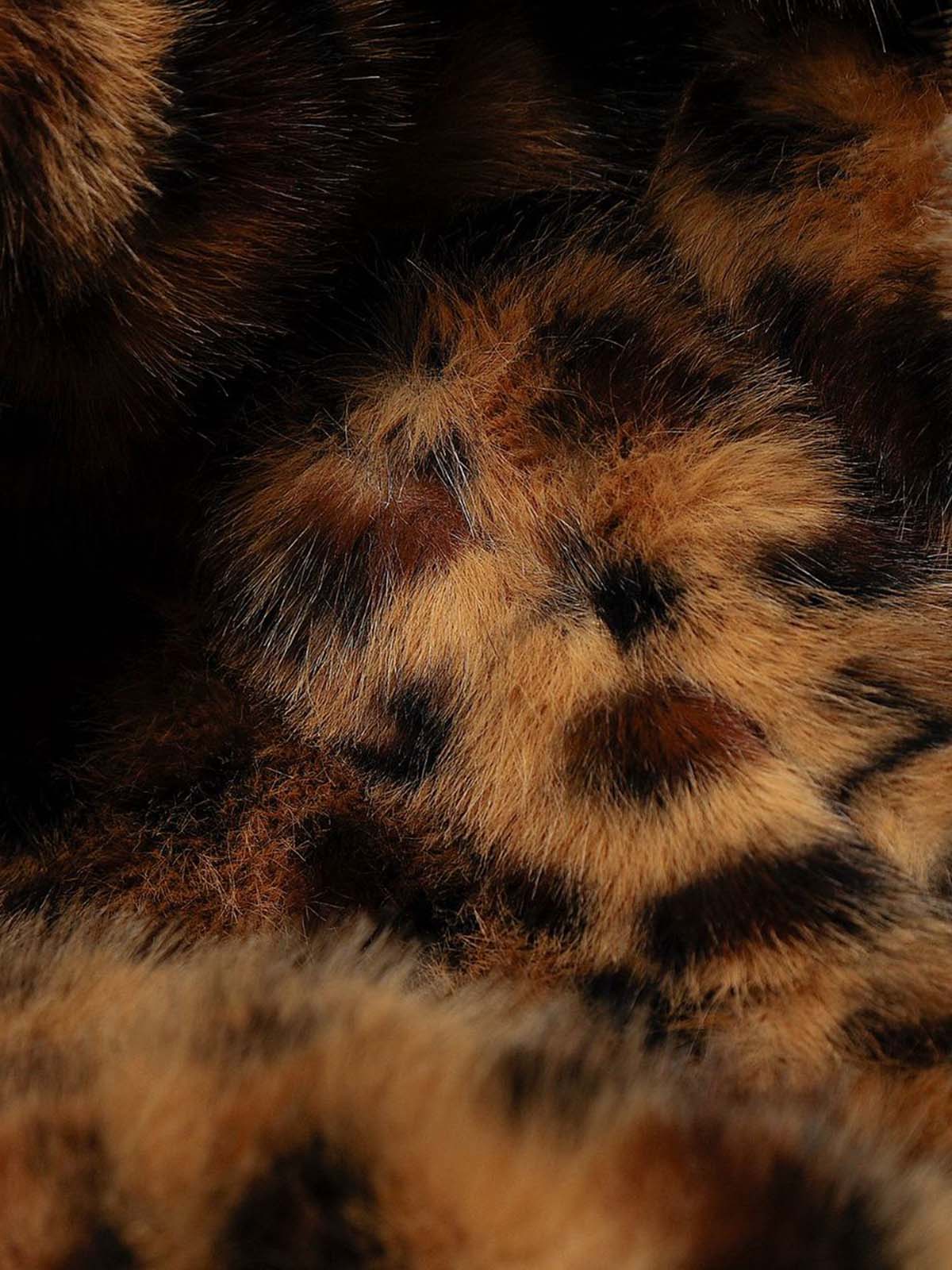 Leopard Print Hooded Jacket with Faux Fur Trim for Men - Trendy Winter Fashion 