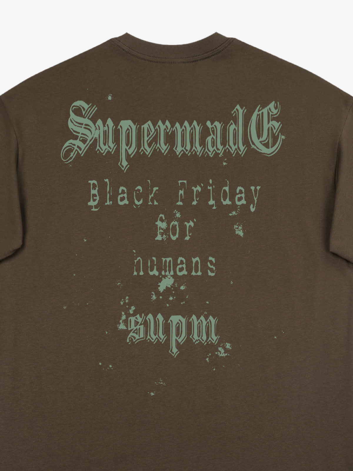 THE SUPERMADE Black Friday Gothic Skull Spiderweb Graphic T-Shirt 