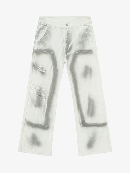 Camouflage Print Hooded Jumpsuit 